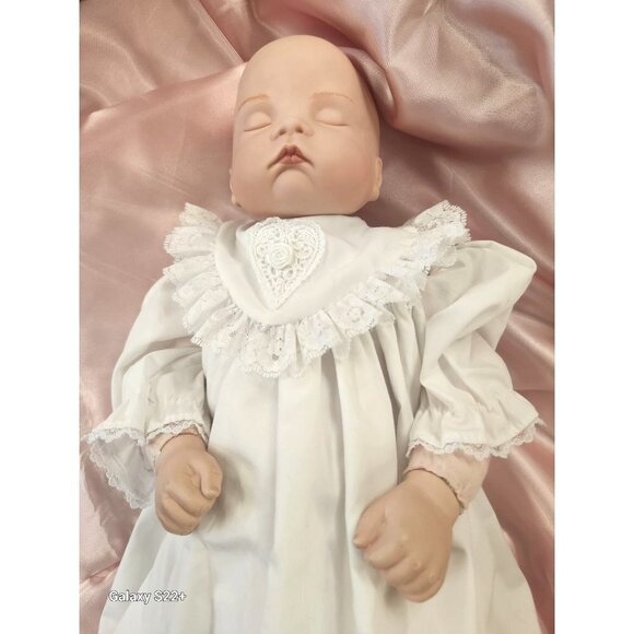 1986 Sugar Britches Boots Tyner Design Porcelain Reborn Baby 20", in Christening - Picture 5 of 16